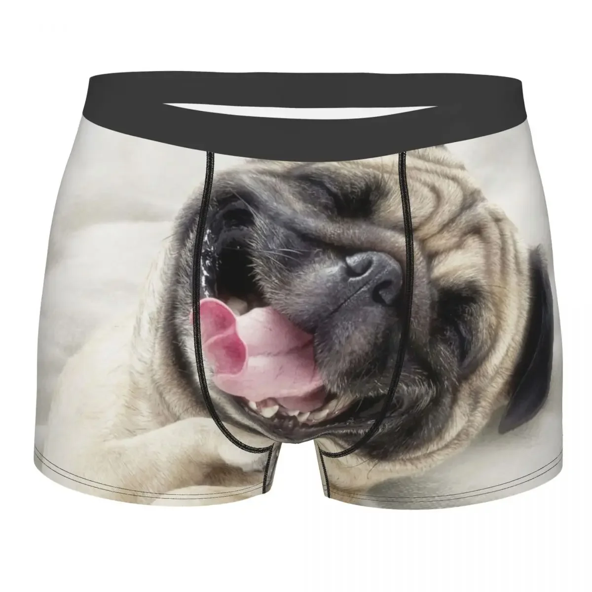 Rules Of The Jungle- Funny Dog Faces Men's Boxer Briefs Shorts Men Underpants Cartoon Men's Panties Soft Underwear For Men