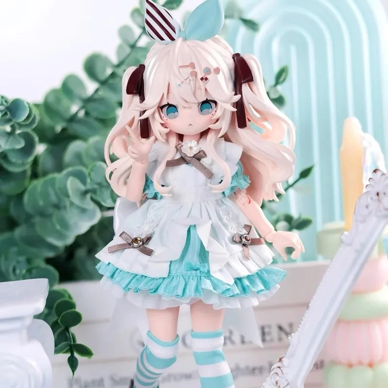 Genuíno onemore sugary meninas bjd caixa cega boneca móvel genuína 8 pontos mjd boneca artesanal caixa mistério ornamento bonito presentes da menina