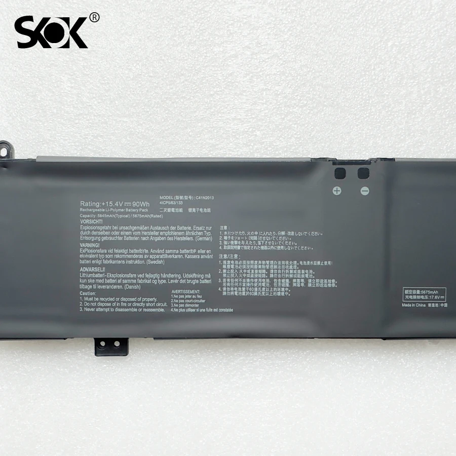 C41N2013 Laptop Battery Replacement for Asus Rog Strix G15 G513 G513R G513IR G513IM G513QM G513QR G513QY Series Notebook