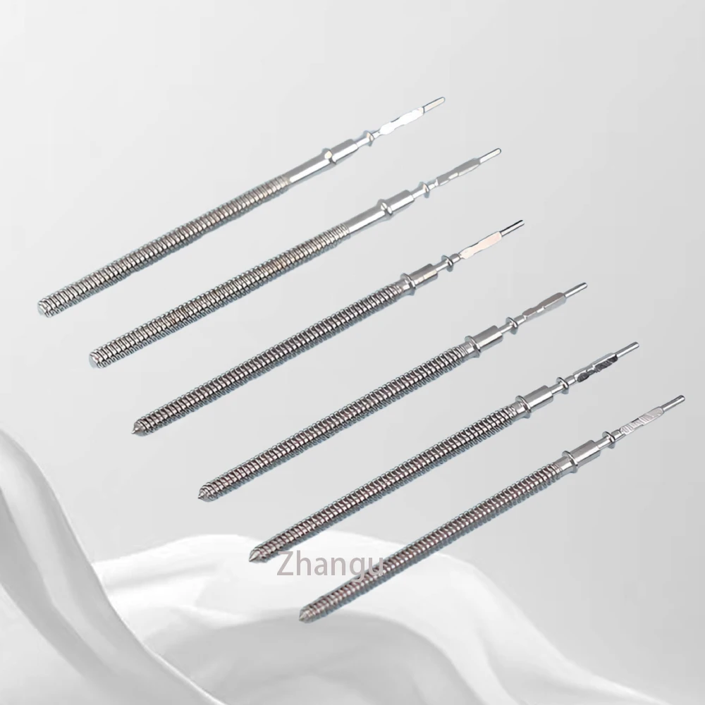 Goutent Steel Crown Parts Crown Watch Steel Stem Kit Fit VK63 VK64 VK67 VK68 VK61 Quartz Movement Stem Watch Accessories.