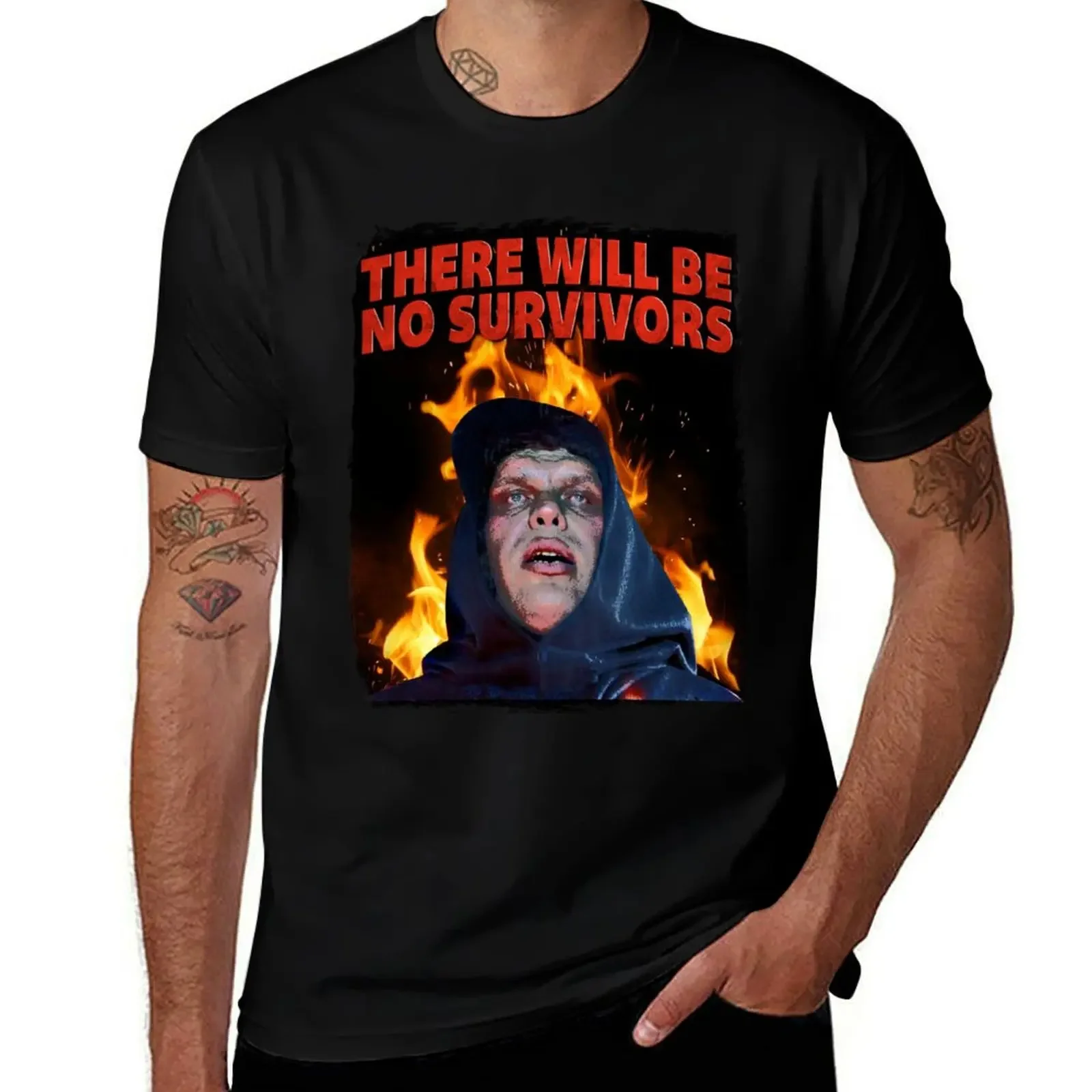 There Will Be No Survivors T-Shirt anime t shirts customs design your own customizeds anime stuff men clothing