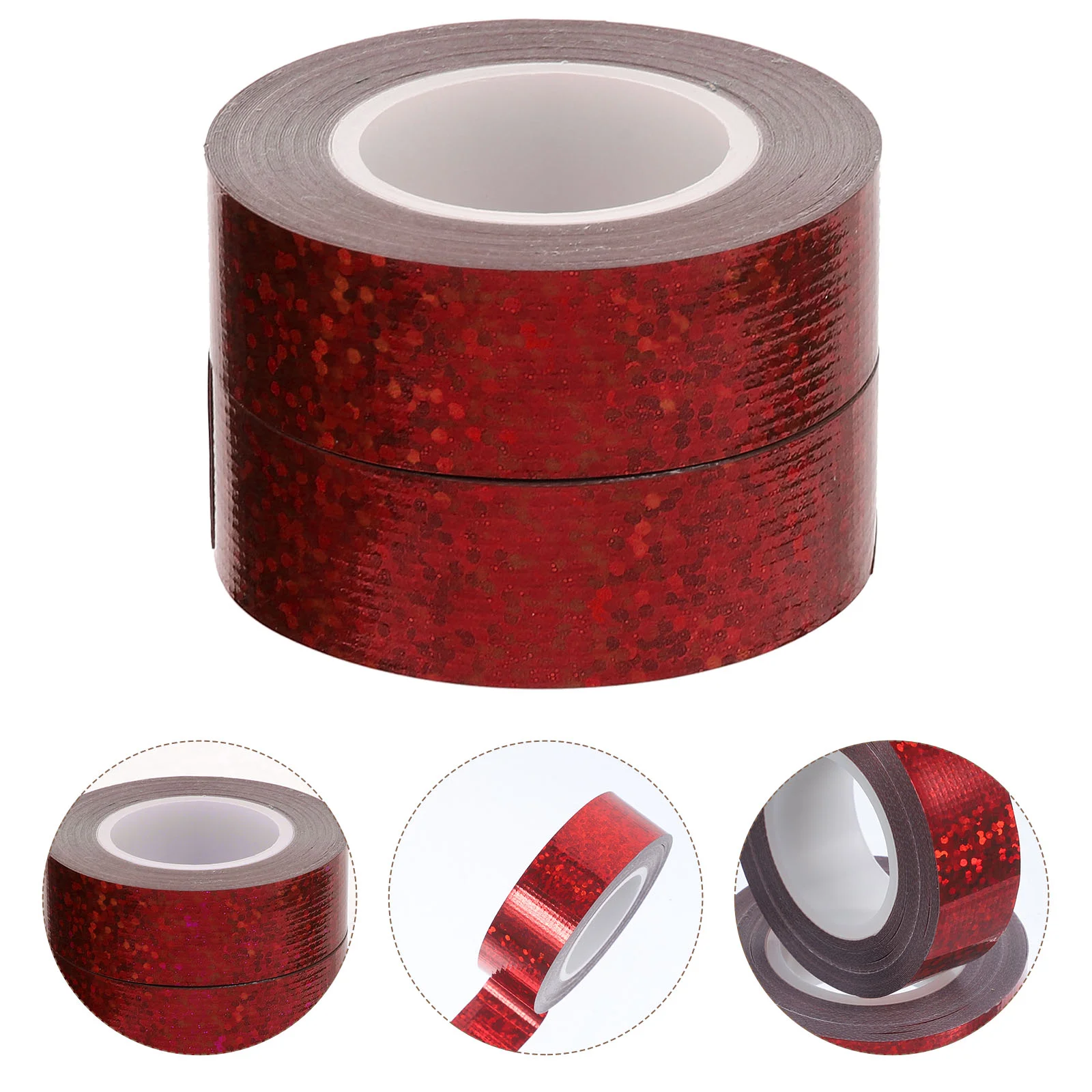 

2 Rolls Colored Packing Tape Waterproof Duct for Heavy Duty Fabric Cloth Base Strong Adhesive Black
