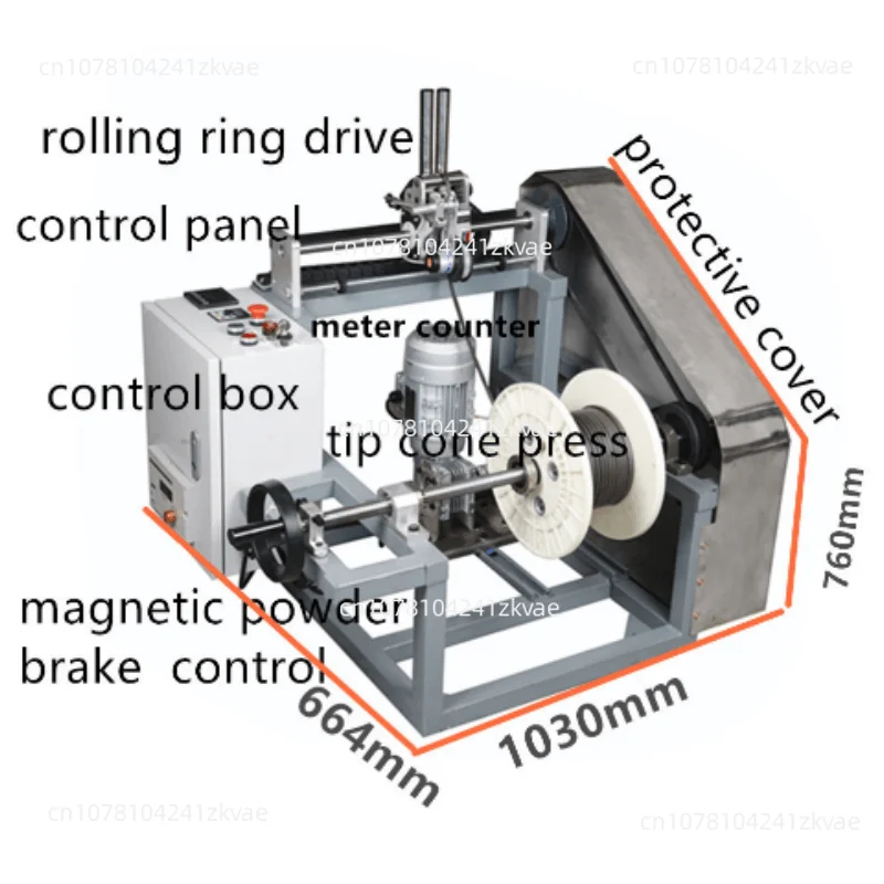 spool rewinding machine and Automatic Coiling Machine Shanghai Cable Wrapping Packing Machine