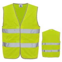 Size S-4XL Safety Vest Reflective High Visibility Reflective Vest for Motorcycle Hi Vis Vest Running Biking