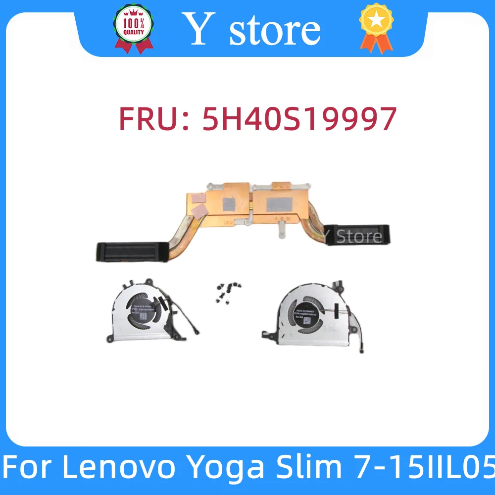 

Y Store New Original For Lenovo Yoga Slim 7-15IIL05 Laptop Fan Heatsink Module Assembly 5H40S19997 Free Shipping