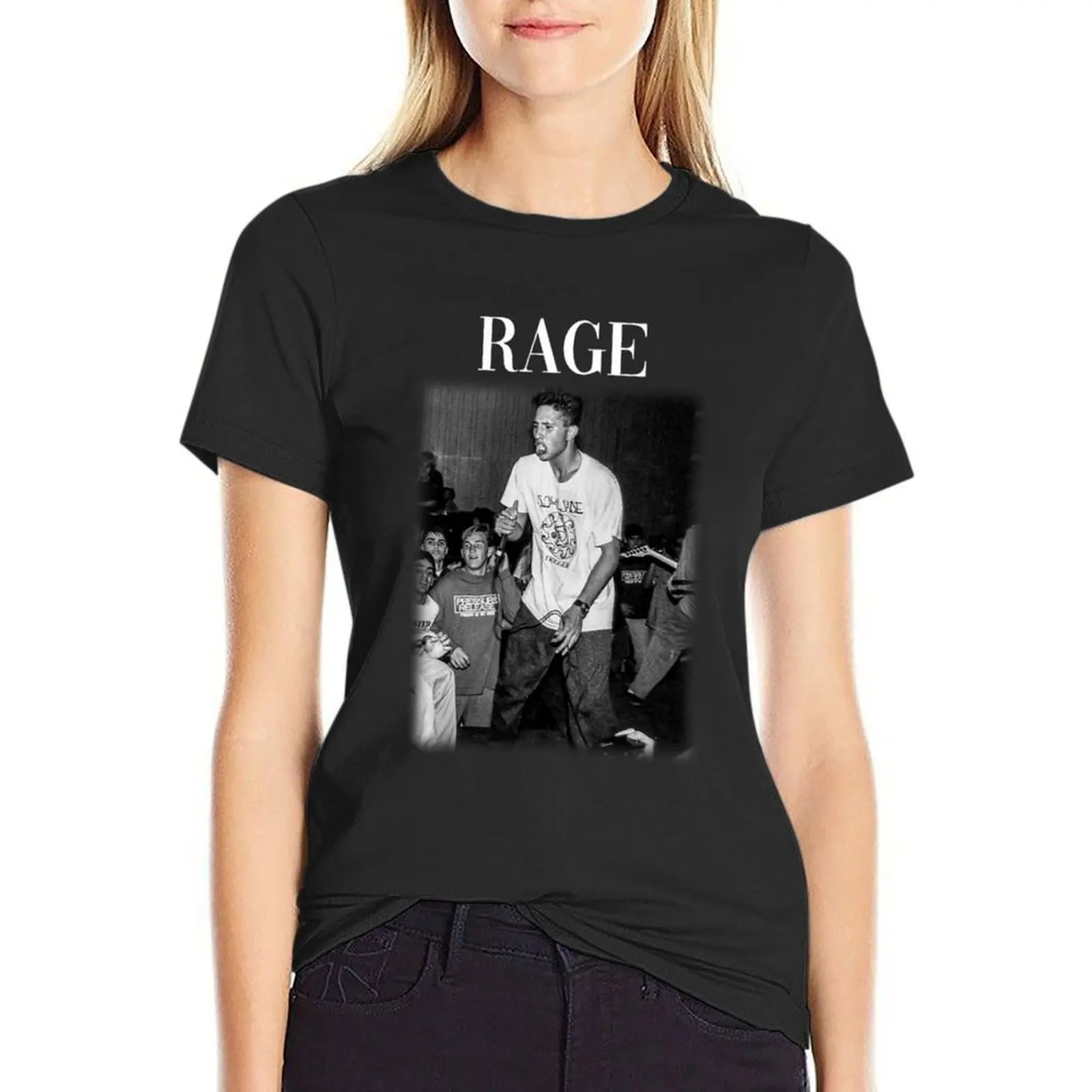 Rapper Rage T-Shirt sports fans sublime plus size t shirts for Women loose fit