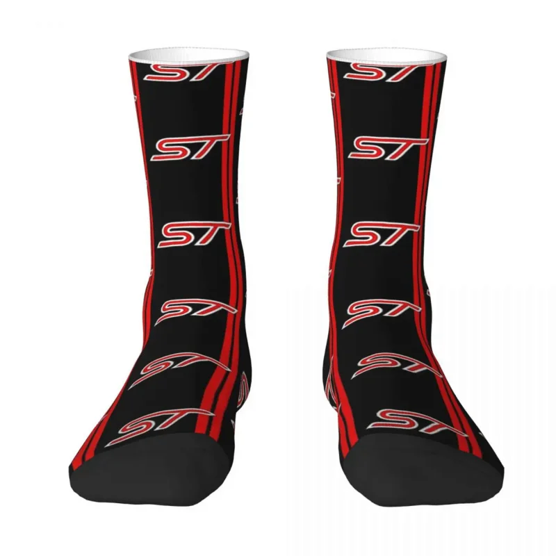 

Y2K Car FORD ST Racing Stripes Men Women Socks Cycling Novelty Spring Summer Autumn Winter Stockings Gift