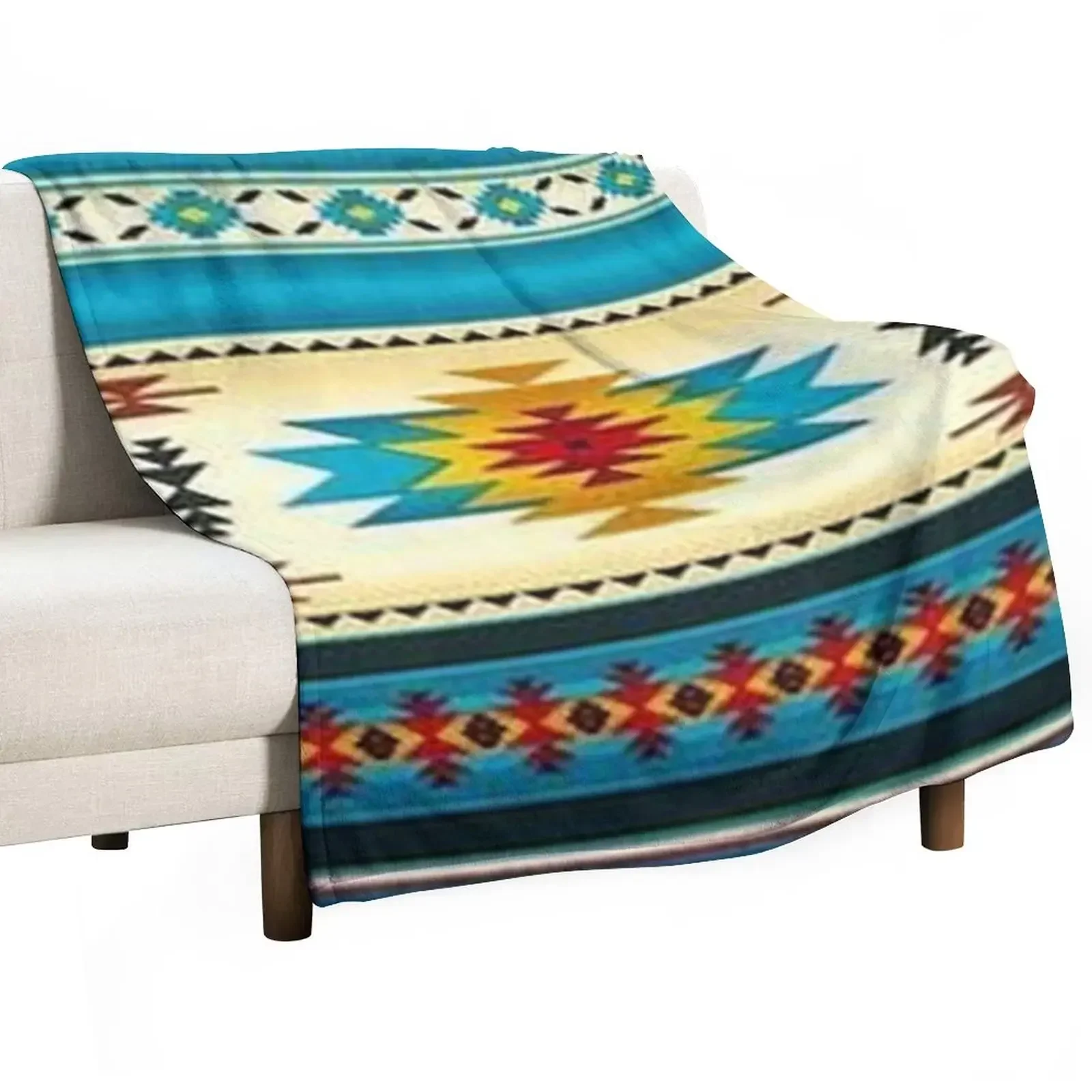 

native patterns Throw Blanket Multi-Purpose Nap Moving Blankets