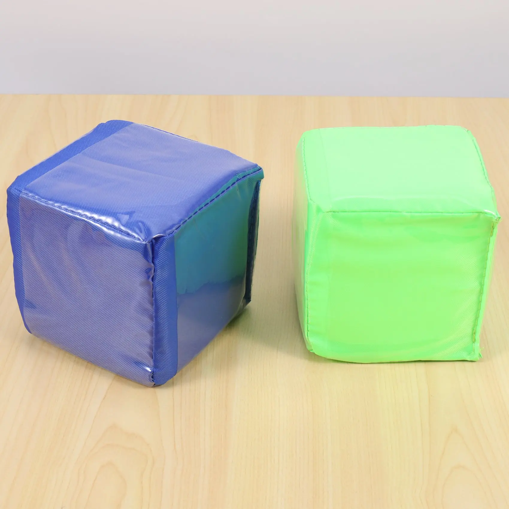 

ABUM-DIY Education Playing Dice, Pocket Squares ,Photo Pocket Foam Stacking Blocks - Set Of 4