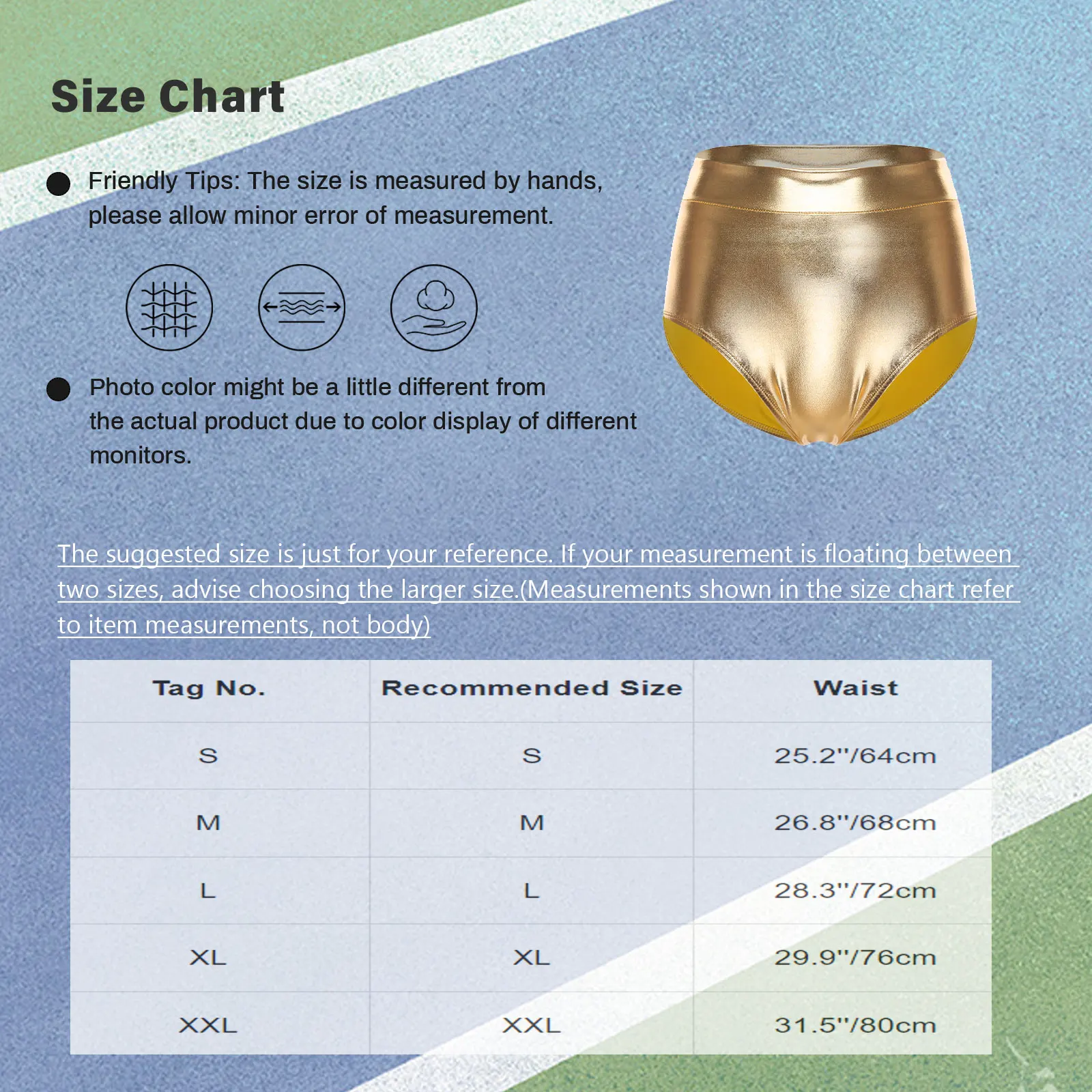 Pantaloncini da ballo per ginnastica con bottino metallico da donna adulta Cintura elastica Pantaloni caldi lucidi per pole dance Festival musicale Sport Yoga