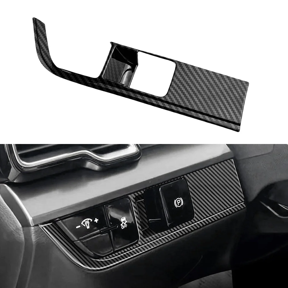 Car Interior ABS Carbon Fiber Accessories for Kia Sportage NQ5 2022-2024 Instrument Console Gear Water Cup Cover Air Vent Trims