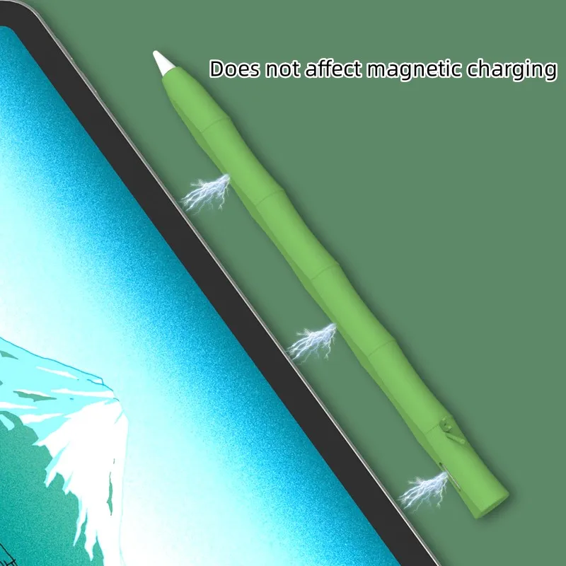 Estojo de lápis para apple pencil pro e lápis 2a 1a geração tablet stylus capa protetora silicone macio à prova de choque