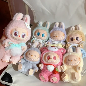 Nieuwe Heruitgave Labubu Anime Figuur De Monsters Labubu Sit-Down Party Serie Vinyl Pluche Hanger Pop Collectie Decoratie Girlfr