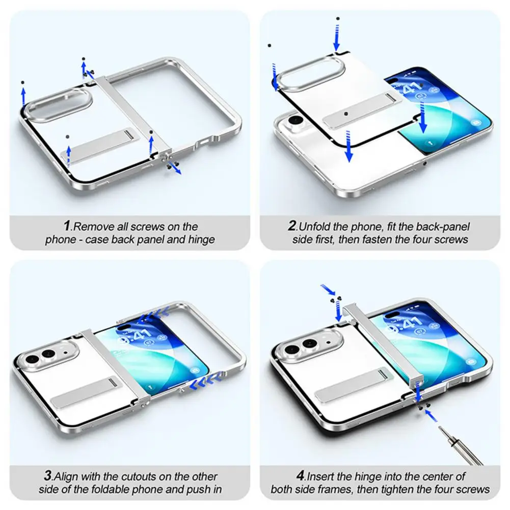 Slim Aluminum Alloy Phone Cover Protective Case for Iphone Aluminum Frame Phone Case for Iphone 2026 Slim Metal Bumper Cover
