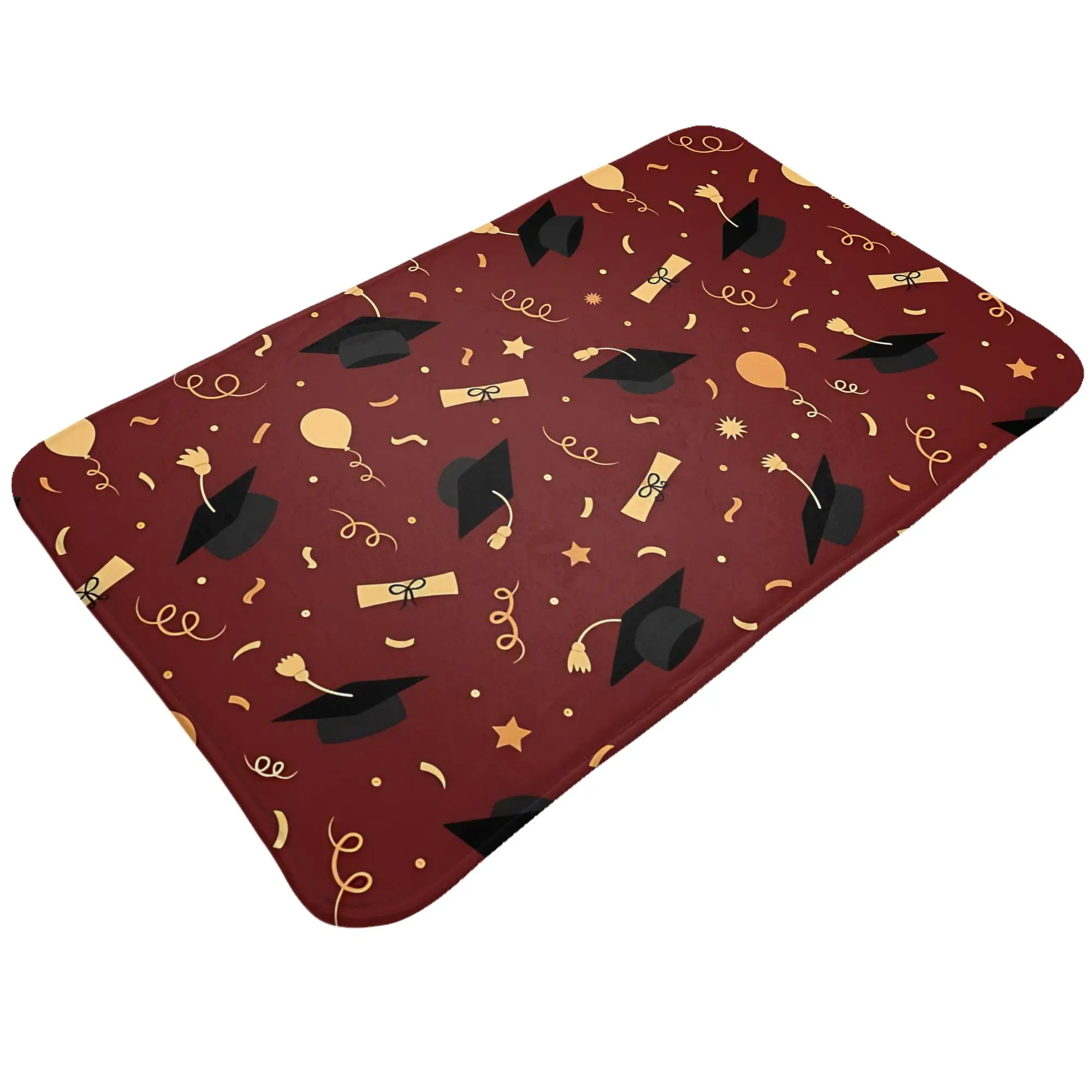Elegant Graduation Themed Pattern Decorations Bathroom Mat class of 2026 Doormat Living Room Carpet Outdoor Rug Home Decor