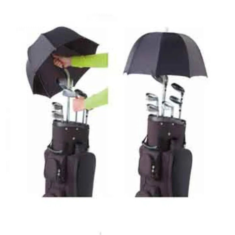 Golf club umbrella Sun rain cover Adjustable length umbrella for golf bags with custom logo