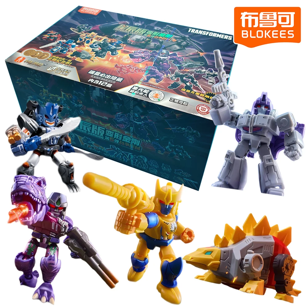 BLOKEES Genuine Transformers Blind Box Defender Version Series Ultra Magnus Megatron Mecha Collectibles Trendy Toys Holiday Gift