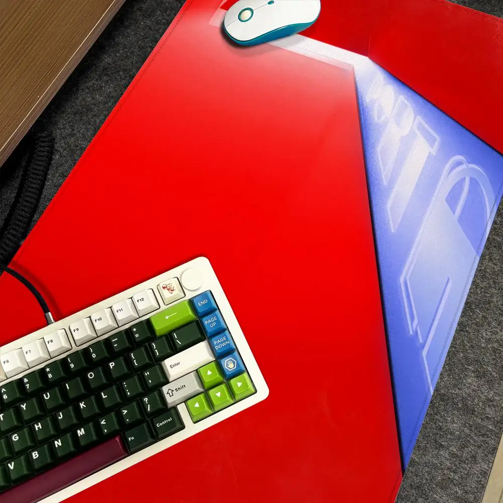 

B-Balu Brigada Portal Mouse Pad Xxl Computer Large Size Non-slip Gamer Keyboard 90x40cm Art Design HD Deskmat