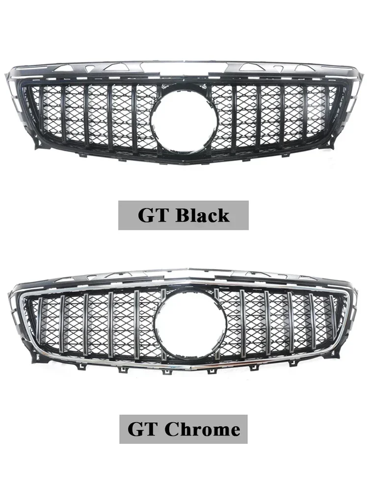 Front Bumper Diamond Racing Grill For Mercedes-Benz CLS W218 Car Styling GT Panamerican Grille 2011-2018 CLS350 CLS500 CLS550