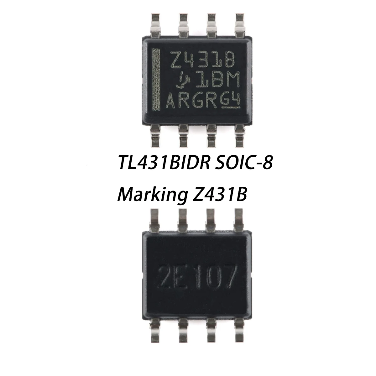 

10 шт. TL431BIDR с маркировкой Z431B SOIC-8 SOP-8, новый оригинальный чип опорного напряжения, регулируемый, 100 мА ±0,5% 2,495 В~36 В 0,1 А, IC ADJ