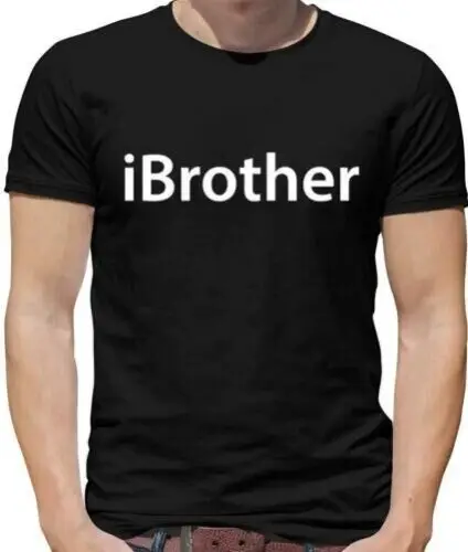 Ibrother Camiseta Hombre - Bro - Hermano - Familia -Paso Hermano- Media Hermano