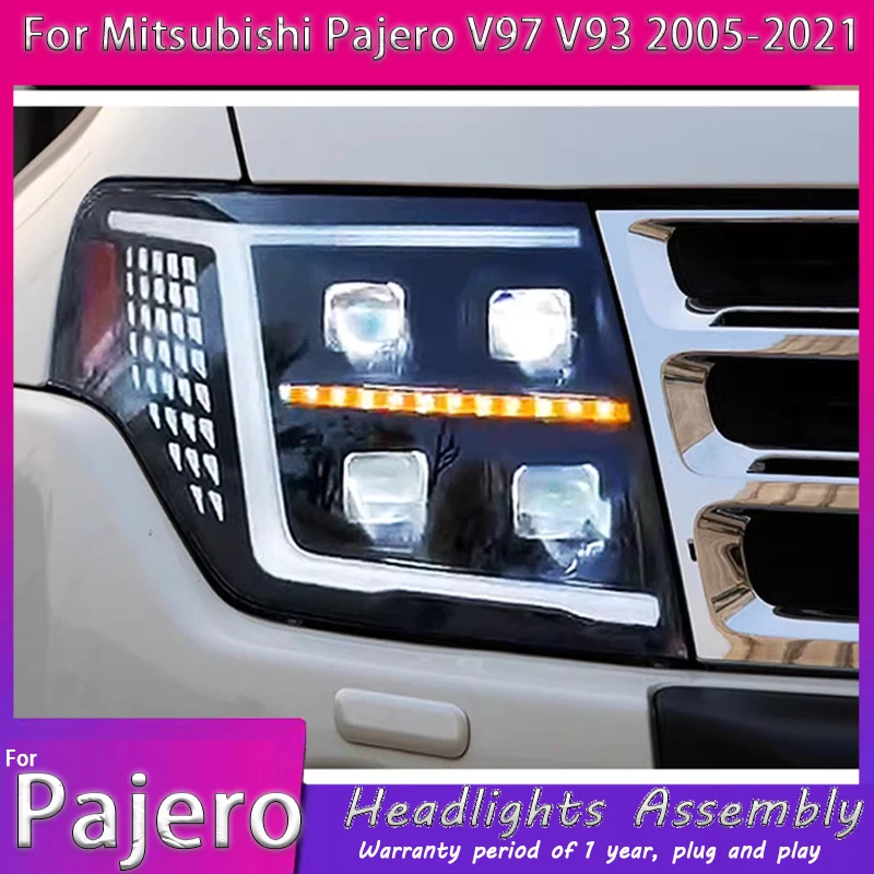 

Светодиодные фары для Mitsubishi Pajero V93 V97 2009-2021: противотуманные фары, ДХО, стоп-сигналы, указатели поворота. Аксессуары Plug and Play.