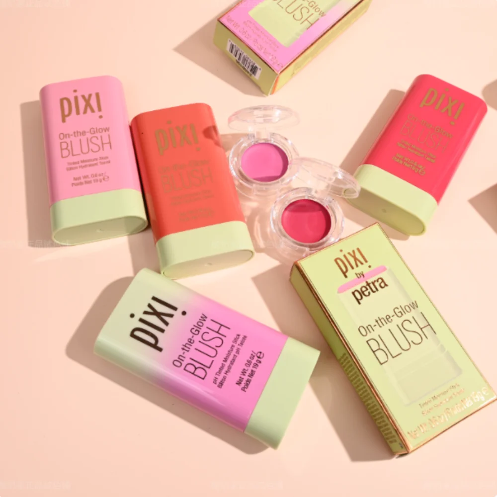 3-in-1 multifunctionele Blush Stick Easy Color Rouge Brusher Waterproof Blusher Cream Rendering Matte Contour Make-up