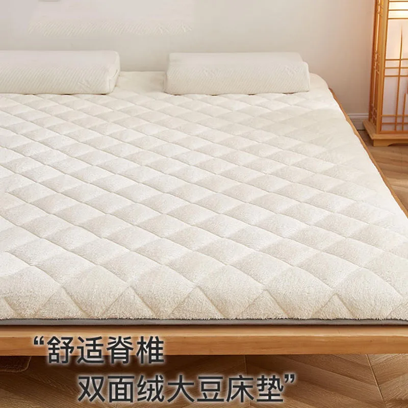 Mattress cushion Lamb's fleece cushion milk fleece dormitory mattress flannel cushion for rent