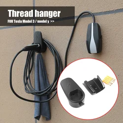 Car Charging Cable Organizer with Chassis Bracket Charger Holder Charger Cable Wall Holder for Tesla Model 3 Y Car Accessories