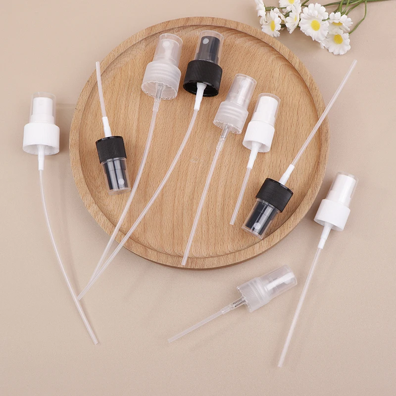 10 ชิ้นแบบพกพาสเปรย์ขวด Tops ปั๊มน้ําหอมหัวฉีด Fine Mist Sprayer หัวเปลี่ยนเติม Essential 18/20/24 มิลลิเมตร