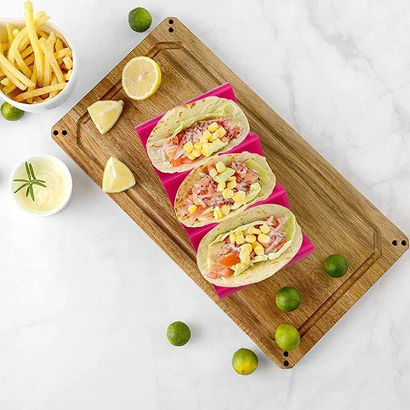 Wave Shape Tortilla Tray, Mexican Pancake Prevention Rack, Food Holder, Servindo Bandeja, Creative Taco Rack