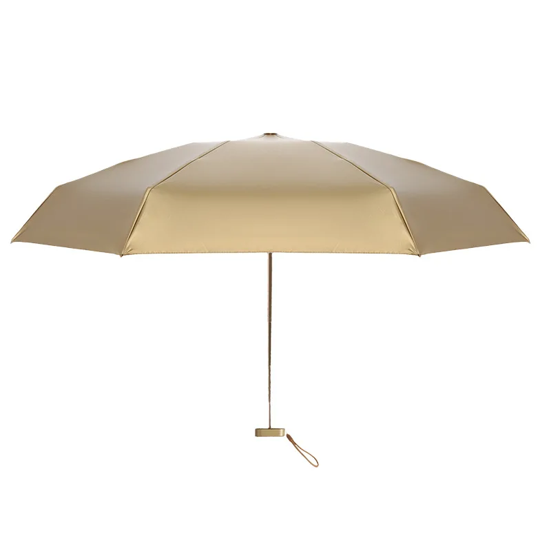 New Portable Mini Umbrella Ultra-light Compact Folding Six-fold Sunscreen Umbrella Sunny and Rainy Umbrella Parasol Umbrella