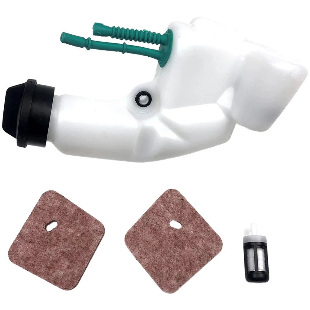 Compatible for Lawn Mower Accessories Power Tool Accessory Replacement Part White Mower Fuel Tank Easy Installation
