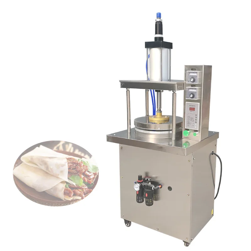 

Pneumatic Pizza Embryo Forming Machine Pancake Flattening Machine Spring Rolls Shaobing Pressing Machine