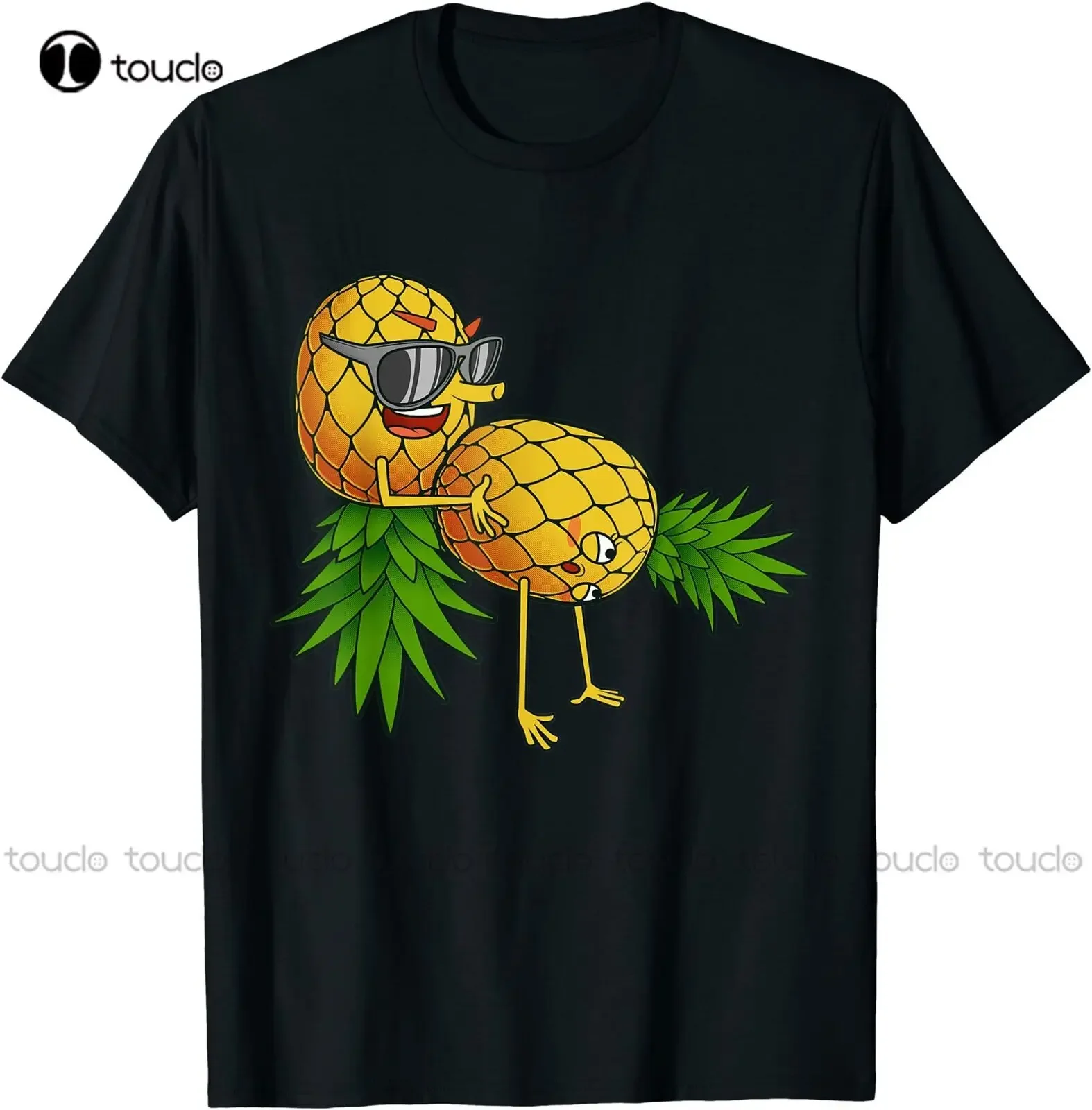 Funny Upside Down Pineapple Swinger Gift For Women And Men T-Shirt Size S-5Xl Teacher Shirts For Women Custom Aldult Teen Unisex