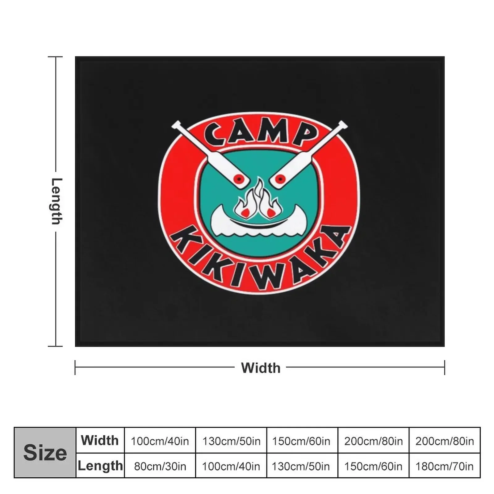 Camp Kikiwaka Throw Blanket Multi-Purpose funny gift Thins Blankets Sofas Of Decoration Blankets