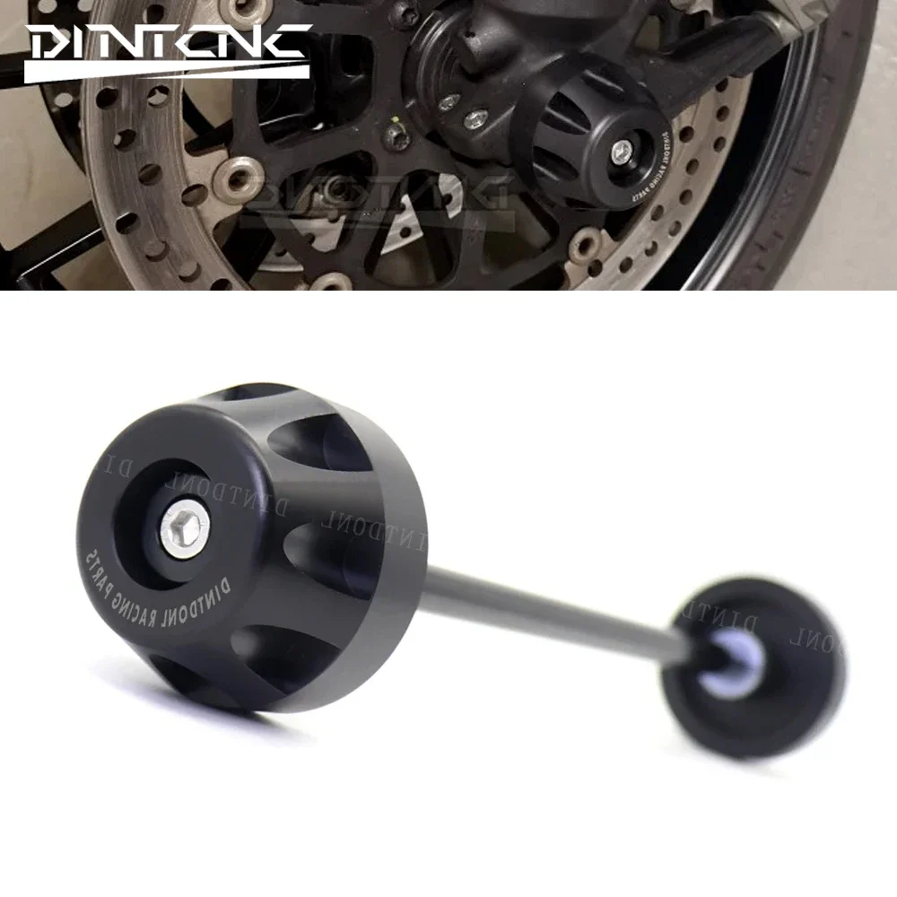 Protector Accessories For DUCATI DIAVEL 1260 S CARBON CROMO AMG STRADA DIAVEL1260 1260S 2022 Front Wheel Fork Axle Crash Slider