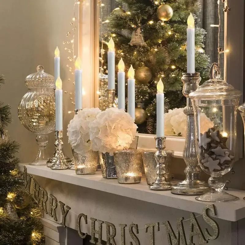 1/3 قطعة عديمة اللهب LED الشموع Tealight أضواء ليلية بطارية مصباح تعمل عيد الميلاد هالوين الزفاف عيد ميلاد ديكور المنزل