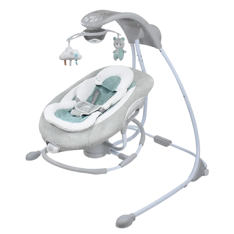 Chaise à bascule électrique pour nouveau-né, balançoire pour apaiser le sommeil de bébé, outil pour apaiser le bébé, lit de berceau