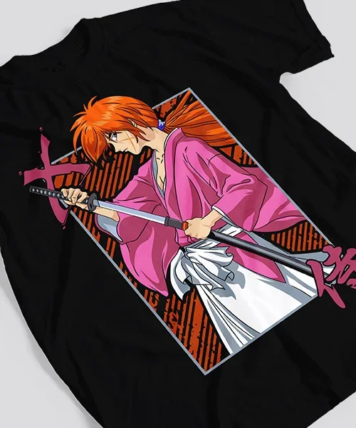 

Camiseta unisex Samurai X: Rurouni Kenshin Cotton anime T-shirt