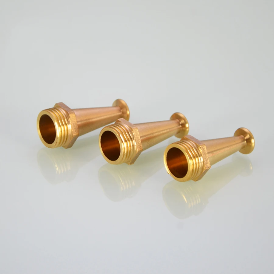 Copper Pipe  1/2" BSP Male Thread Fire Gun Head High Pressure Flushing Car Washing Watering Gun Head Copper Joint Accessories