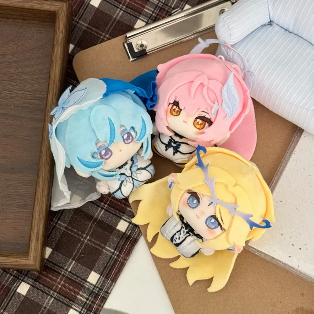 Wuthering Waves Game Peripheral 10cm Keychain Phrolova Cartethyia Denia Doll Collection Hanging Decorations Ornament Accessory
