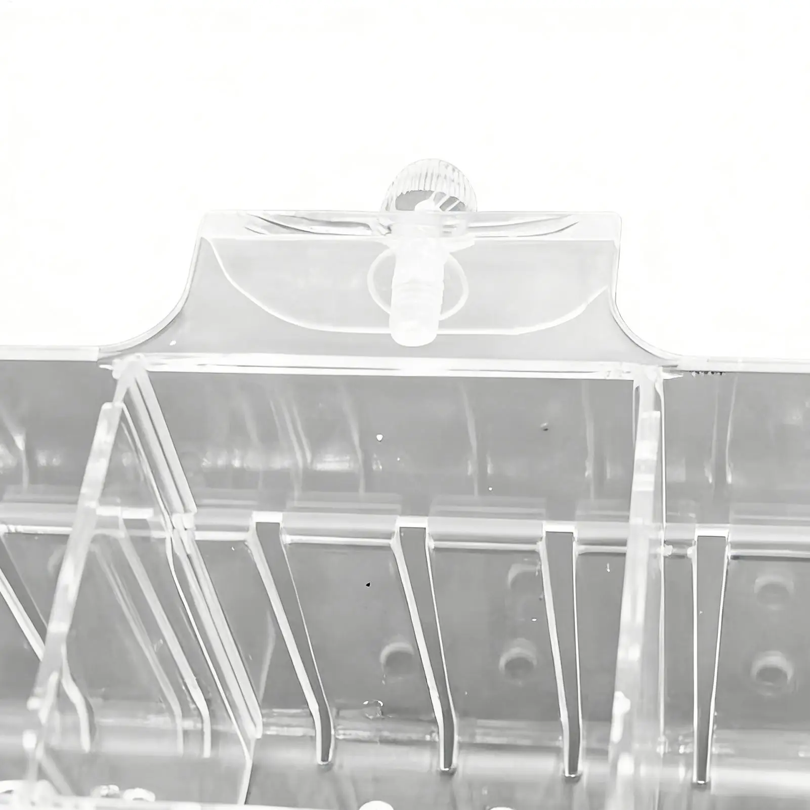 Plant Holder For Aquarium 3 Compartment Floating Hydroponic Pot Cups Clear Aquarium Plant Basket For Shrimp Betta Freshwater