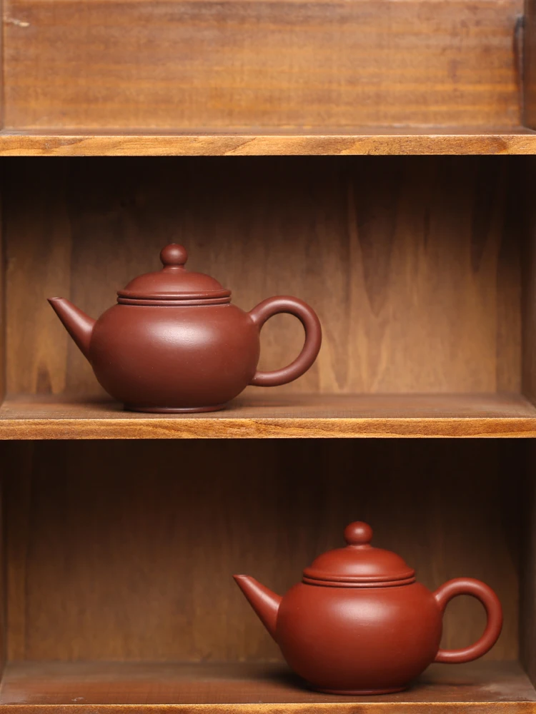 

Beginner LeveL Semi Manual Pull Yixing Sand PurPle Mud Direct Current Horizontal Kung Fu Tea Pot Pu'er Black