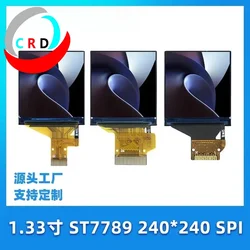 Changruida 1.33 inch TFT LCD screen 240x240LCD small size ST7789 serial SPI full color screen tft display oled display
