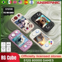 ANBERNIC RG CUBE Retro Handheld Game Console Video Player 3.95 Inch  Screen Bluetooth WIFI Android 13 8G+128G 512G PSP PS2 Gift