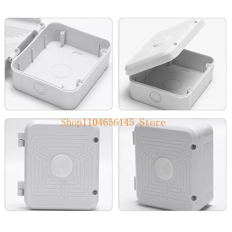 5asd 유니버설 스퀘어 보안 카메라 하우징 케이스 방수 감시 설치용 방수 ABS 플라스틱 용기