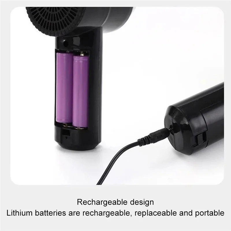 

B58B-Drying Painting Cordless Hair Dryer Fast Drying Air Blower Color Fan Accessories