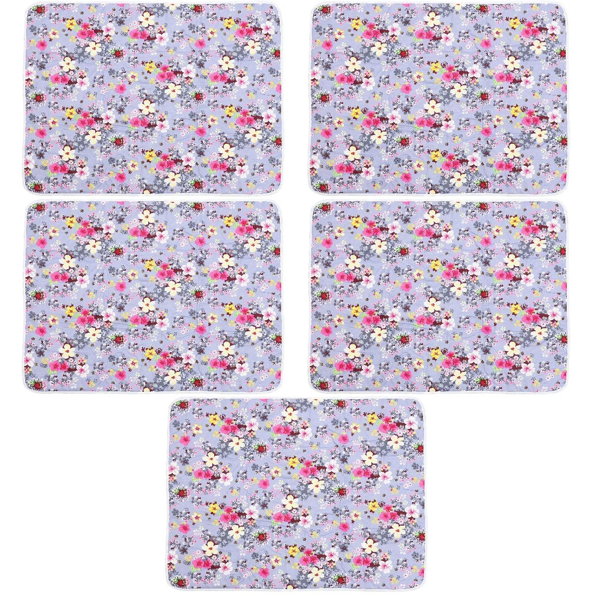 

5 PCS Baby Pee Pad Absorbency Floor Mat Urine Mattress Reusable Bed Washable Sanitary Napkin Disabled Person Miss