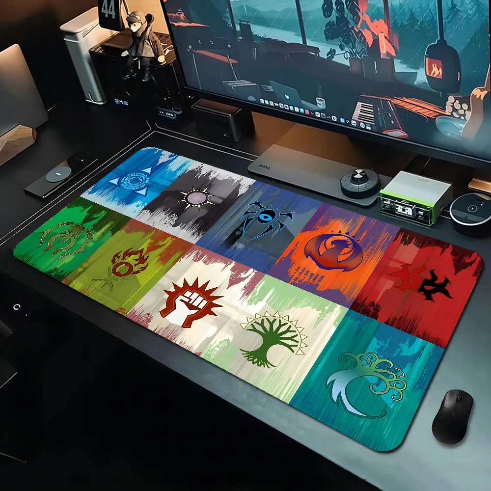 M-Magic The gathings mousepad Boy Pad แผ่นรองเมาส์สำหรับเล่นเกมยางธรรมชาติขนาดแผ่นรองปูโต๊ะสำหรับเกม World of Tanks CS GO Zelda